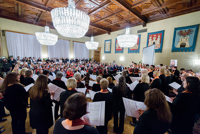 CD-Präsentation des 1. Wiener Gemeindebauchors